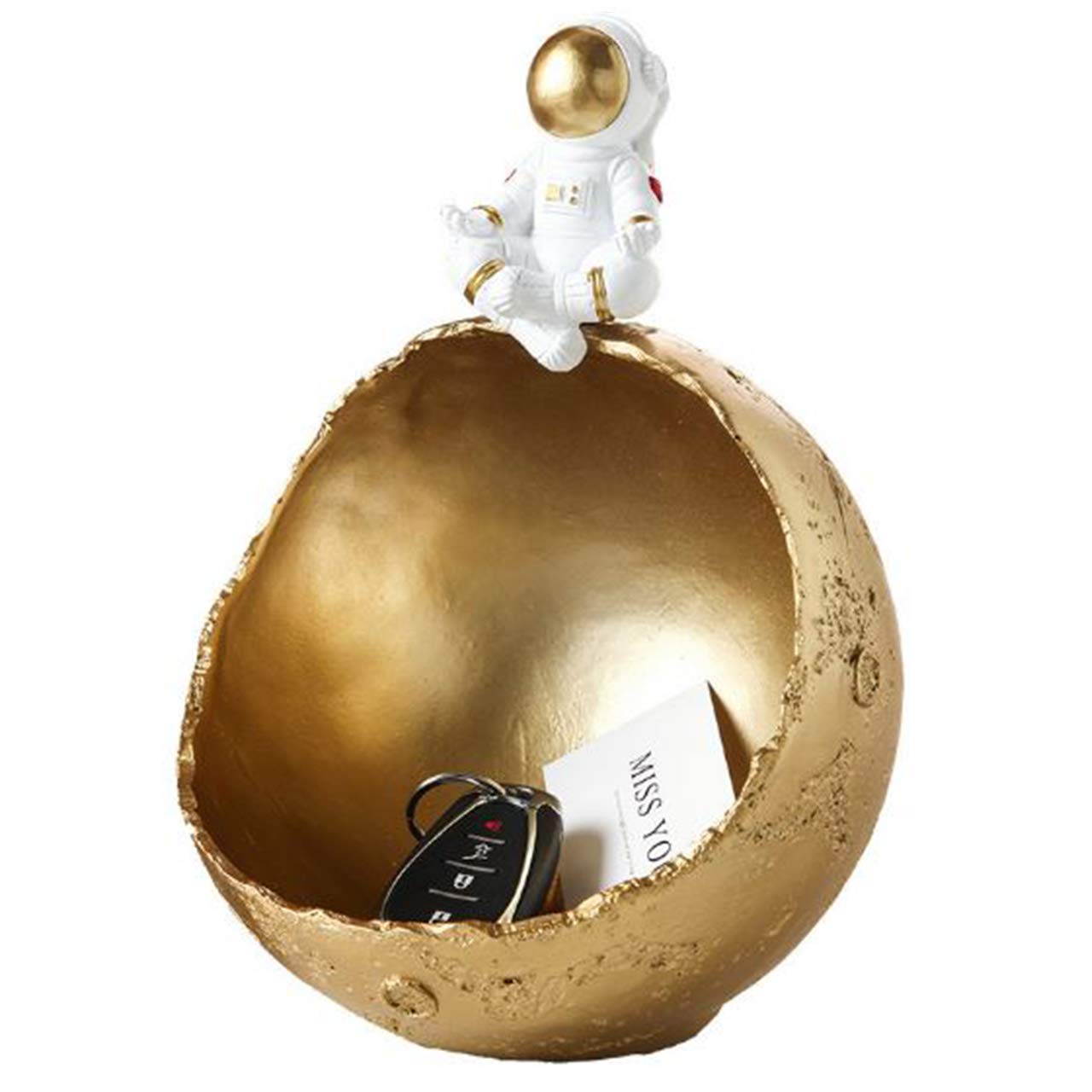 

Entryway Accessory Key Astronaut Decorative Cute and Stylish [NABESHI] Storage, Holder, Holder, Ornament, Object, (Gold) золотий