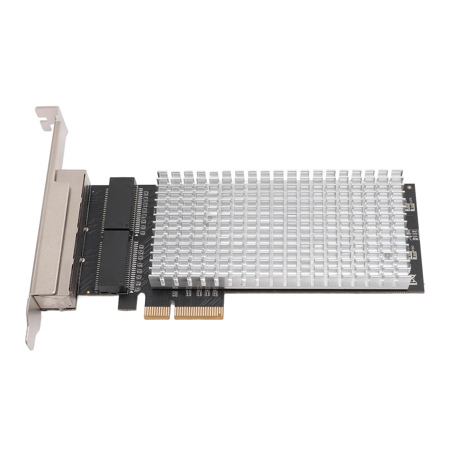 

2.5g 4 Port Nic RJ45 PCIE 10 100 1000 2500Mbps Fast Data Transfer 2.5 Gigabit Ethernet Card with I226 Chip for Windows