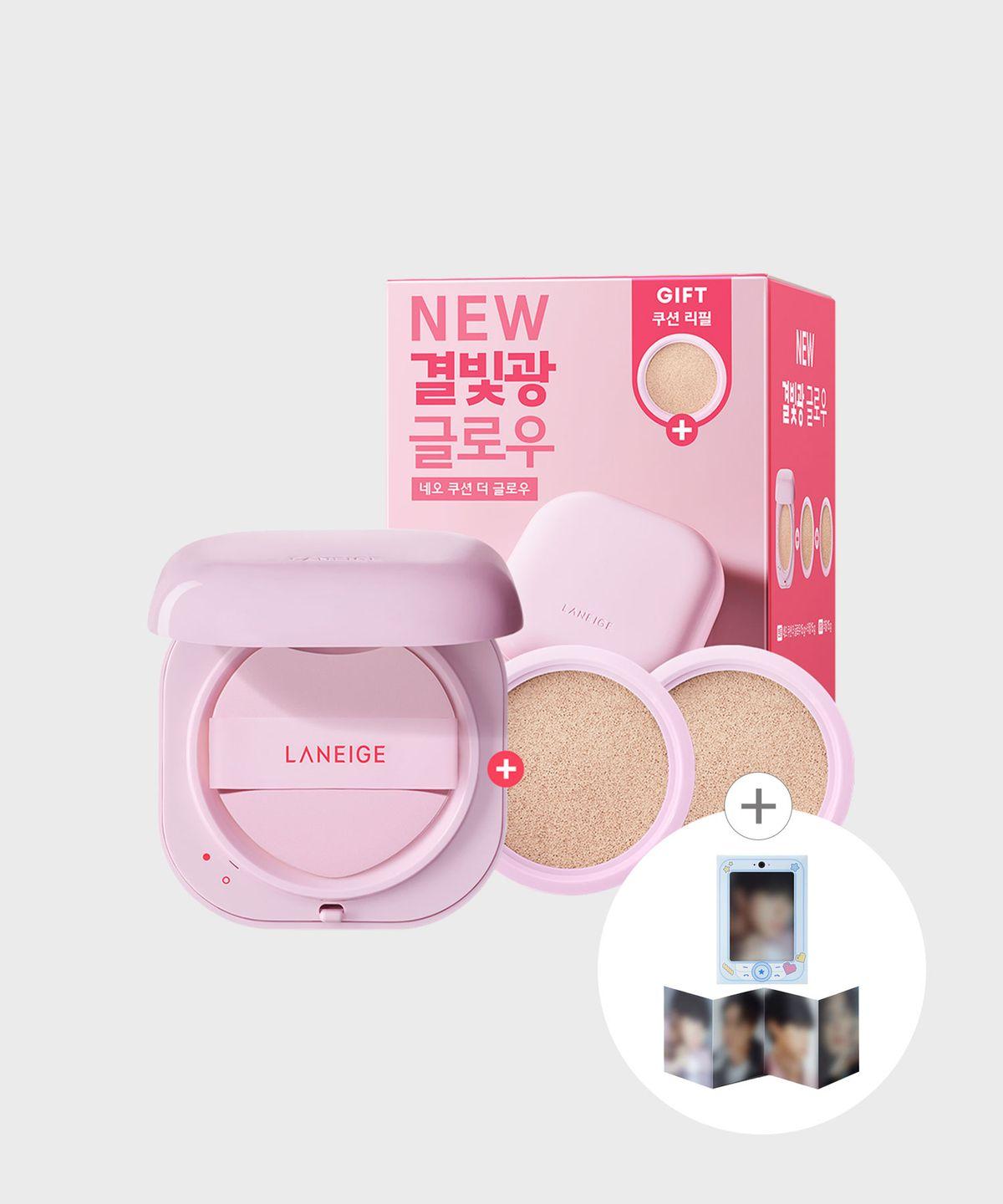 [Gen Mini Photobook Gift] New Neo Cushion The Glow Double Set (Main Product 15g + Refill 15g + Extra Gift 15g) 21st century