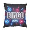 Bingo Queen Cushion Covers Best Play Bingo Soft Velvet Nordic Pillow Cases Decor Home