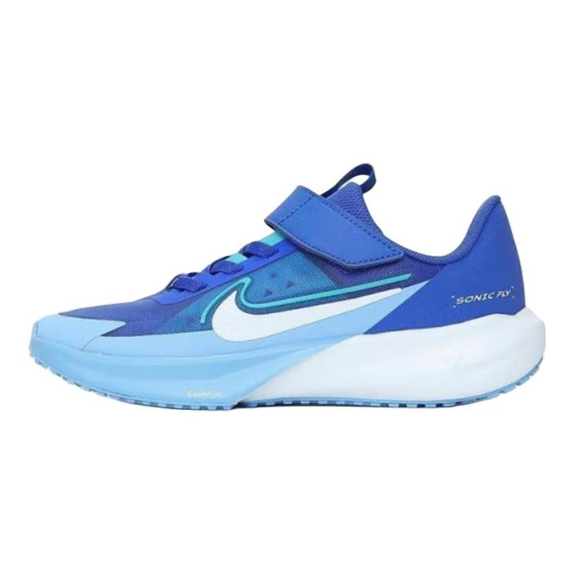 Nike נעלי סניקרס לילדים Sonic Fly PS גוון כחול קקטוס מאובק כחול רויאל היפר לבן FZ0016-400