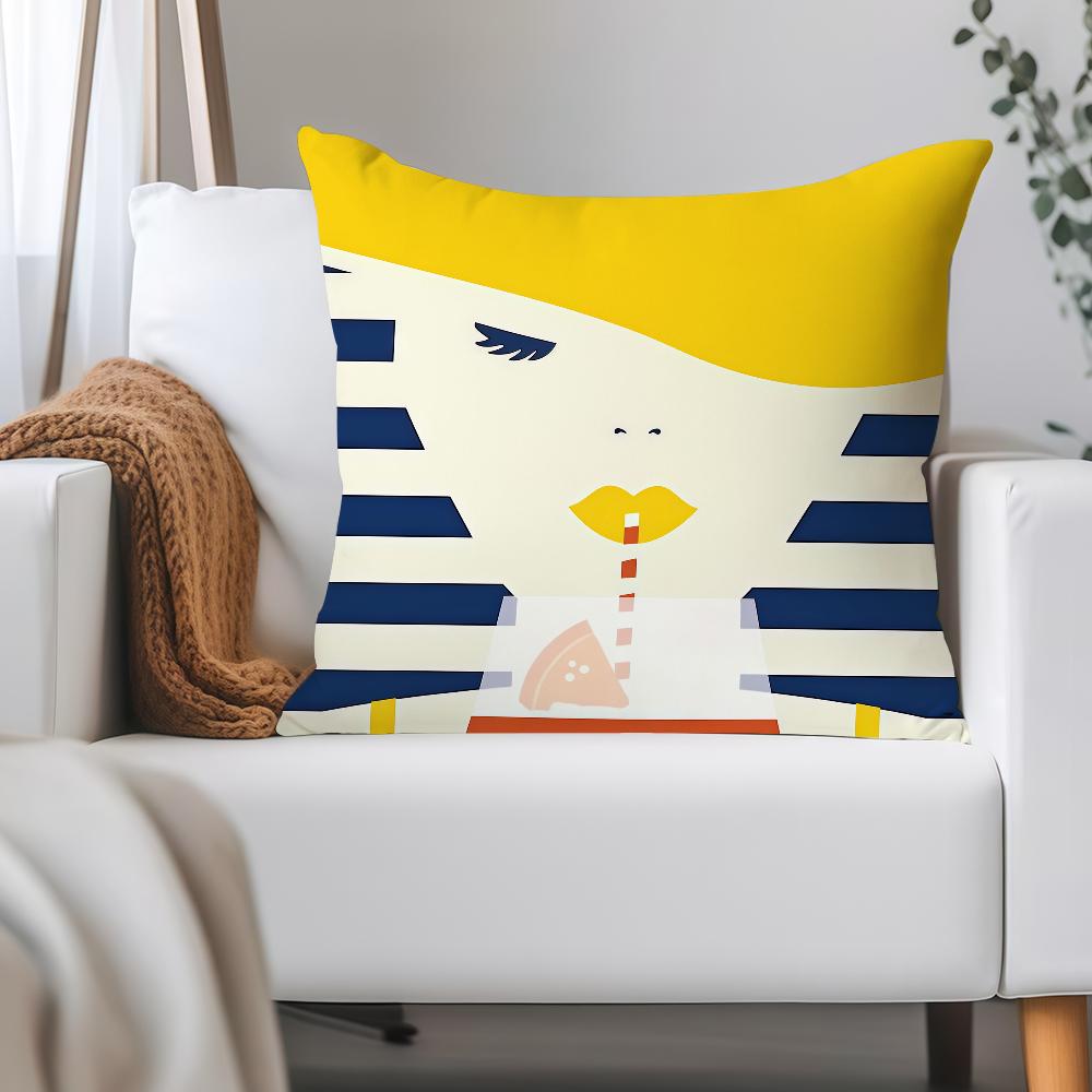 

Aperols Spritz Flannel Pillow Case Applicable Space For Guest Rooms Interiors Cars Office House Decoration 12x12Inch