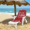 Custom Name Beach Towel Personalized Text 160x80cm Microfiber Bath Towels All Season Soft Absorbent Blanket