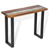 Vidaxl Console Table, Teak Wood, 100 X 35 X 75 Cm