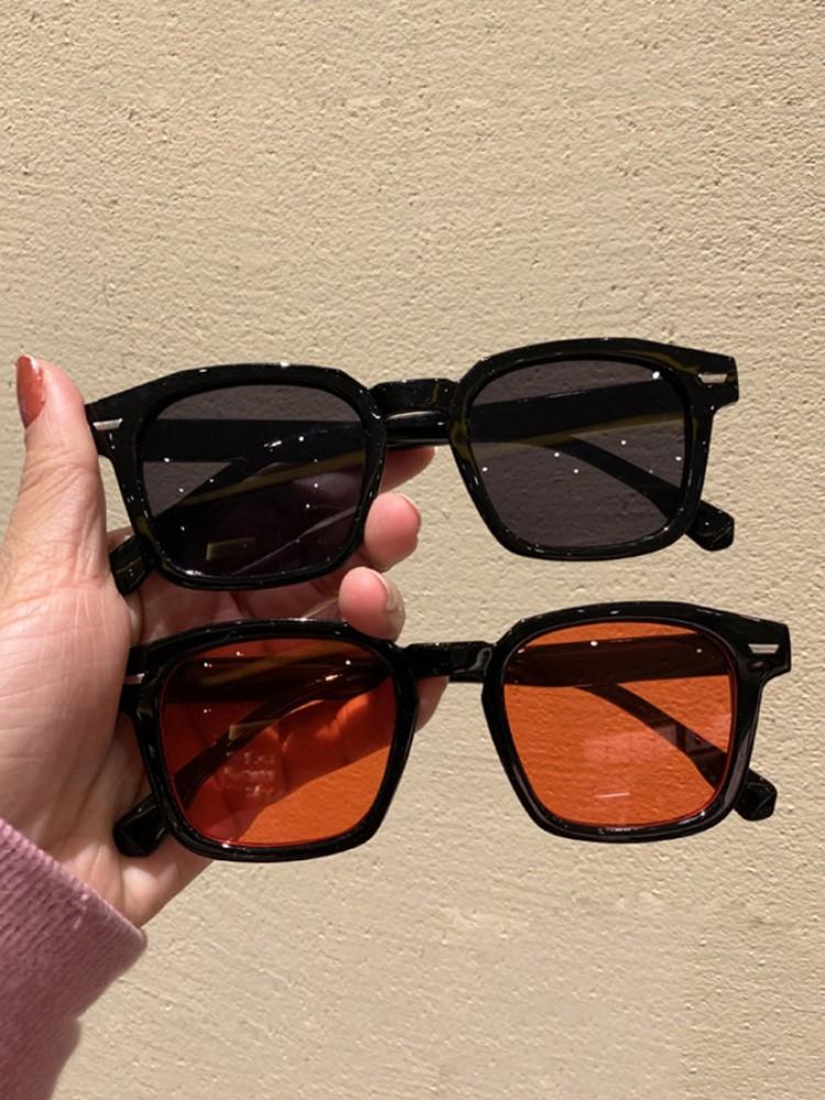 New Unisex Rectangle Vintage Sunglasses  Fashion Design Retro Sun Glasses Female Lady Eyeglass Cat Eye Casual Goggles Uv400