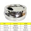 Stainless Steel Ashtray with Windproof Lid Rust Proof Easy to Clean 3 Sizes for Home Outdoor Hiking Travel Use