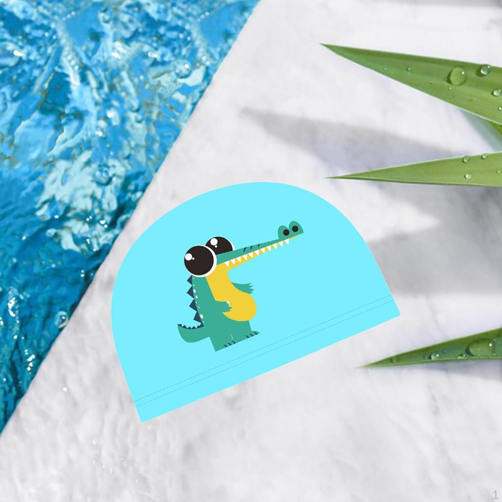 Kids Bathing Swimming Hat girl and boy Animal