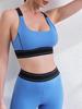 2025 Spring/Summer Women's Color Block Butt-Lifting Yoga Pants & High Elastic Breathable Sports Vest