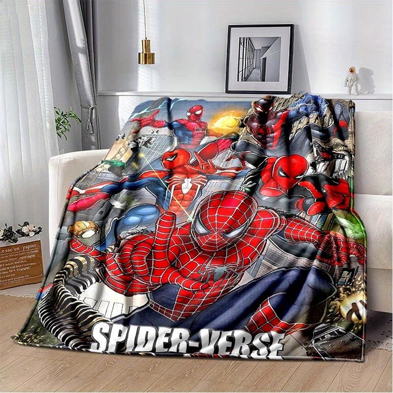 1pc Spider-Man Printing Blanket - Soft, All-Season Throw for Living Room, Bedroom,Personalized Gift with Adorable Cartoon Design
