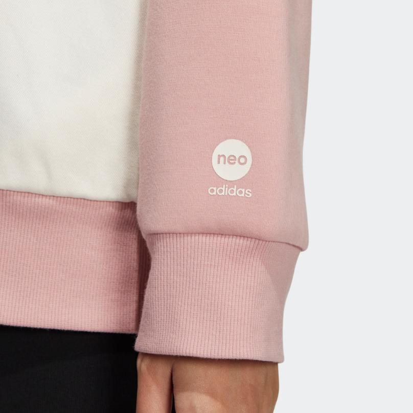 Adidas Neo Gsg Hoodie Thick Casual Sports Pullover Sweatshirt Women Tops Pink HM7406