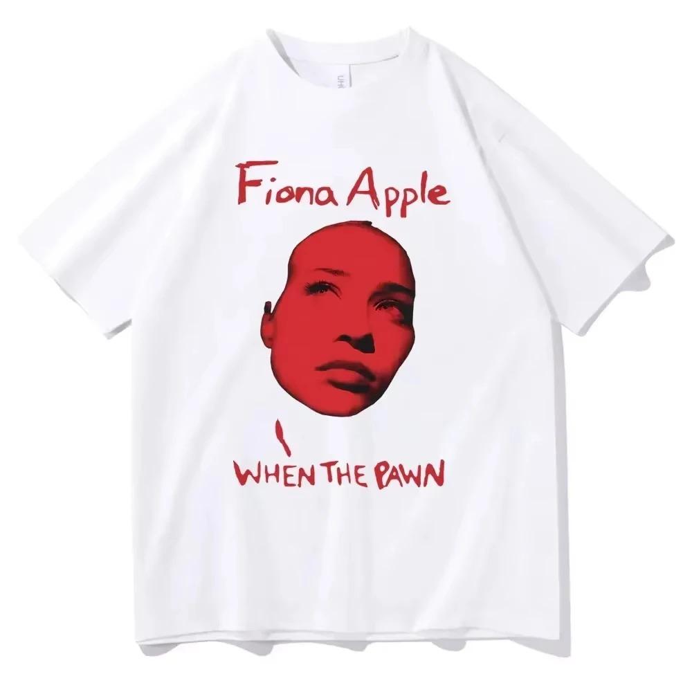 Fiona Apple Printed TShirt Rock Singer Inspired 100 Cotton Vintage Unisex Fashion Rock Short Sleeve Tee Perfect Fan Gift
