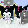 Kuromi Plush Keychain With Heart Shape For Bag Decoration And Collectible Fans