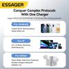 Essager 18W QC3.0 USB A Ladegerät USB Quick Charge 3.0 Schnell-Wandladegerät für Samsung S24 Huawei Xiaomi iPhone Handy-Ladegerät