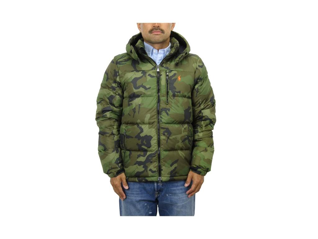 POLO RALPH LAUREN Down Size Multicolor Men's Double-Zip High-Loft Jacket/Parka, Small, (Product Code 0101883)