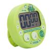 Digitální kuchyňský časovač na vaření pečení magnetický odpočítávání stopky vizuální LCD displej zelený