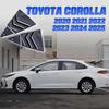 Rear Side Window Louvers for Corolla Compatible with Toyota Corolla     2024 2025 Exterior Accessories Air Vent Window Scoop Shades Blinds