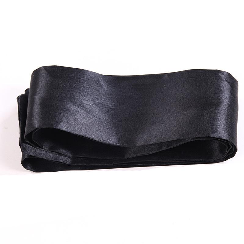 Silk Erotic Blindfold SM Restraint - 1.5m Light-Blocking for Flirting & Passion