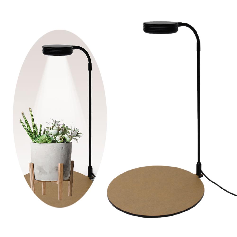 3W Akvaryum LED Işık Su Geçirmez Balık Tankı 360 Derece Dönme USB Powered Minyatür Manzara Ayak Pedi Ev DIY Ayarlanabilir