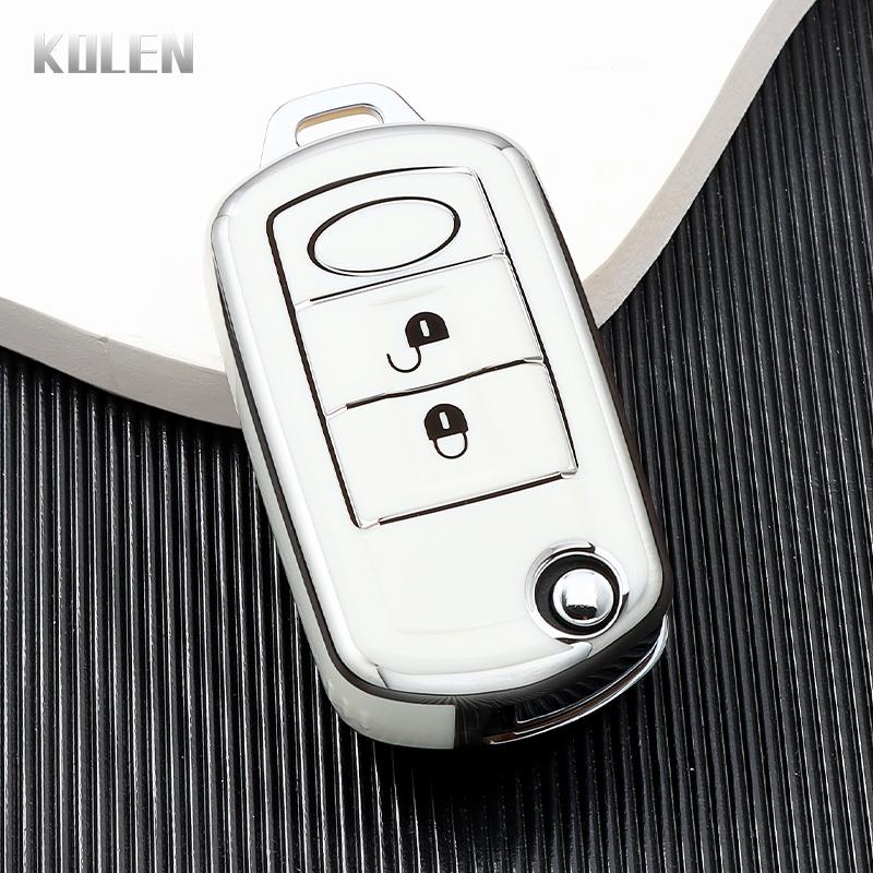

New Tpu Car Flip Key Case Cover Shell For Land Rover Range Rover Sport Lr3 Discovery 3 3 Buttons Portected Fob Bag Accessories
