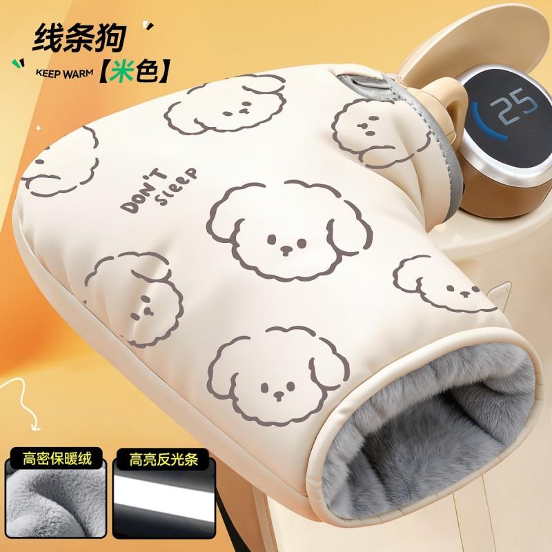 Electric Scooter Handlebar Grip Covers Winter Warm Waterproof Windproof Thick Cotton Hand Protectors Riders