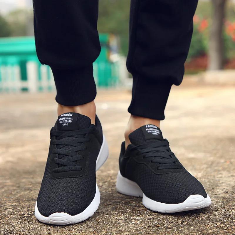 2025 Men's Black Walking Shoes Are Lightweight, Breathable, Non Slip, Casual Hiking Sports Shoes for Women's Tennis Sizes 36-48