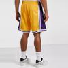 Mitchell X Ness NBA Big Face 2.0 Los Angeles Lakers Mens Shorts SHORBW19147-LALLGPR