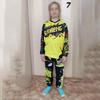 Set di abbigliamento da motocross per bambini 4 5 6 7 8 9 10 11 12 13 anni Ragazzi Bambino Motociclista Ragazzo Ragazza Maglia Pantaloni Kit tuta da corsa Fuoristrada Enduro MX MTB