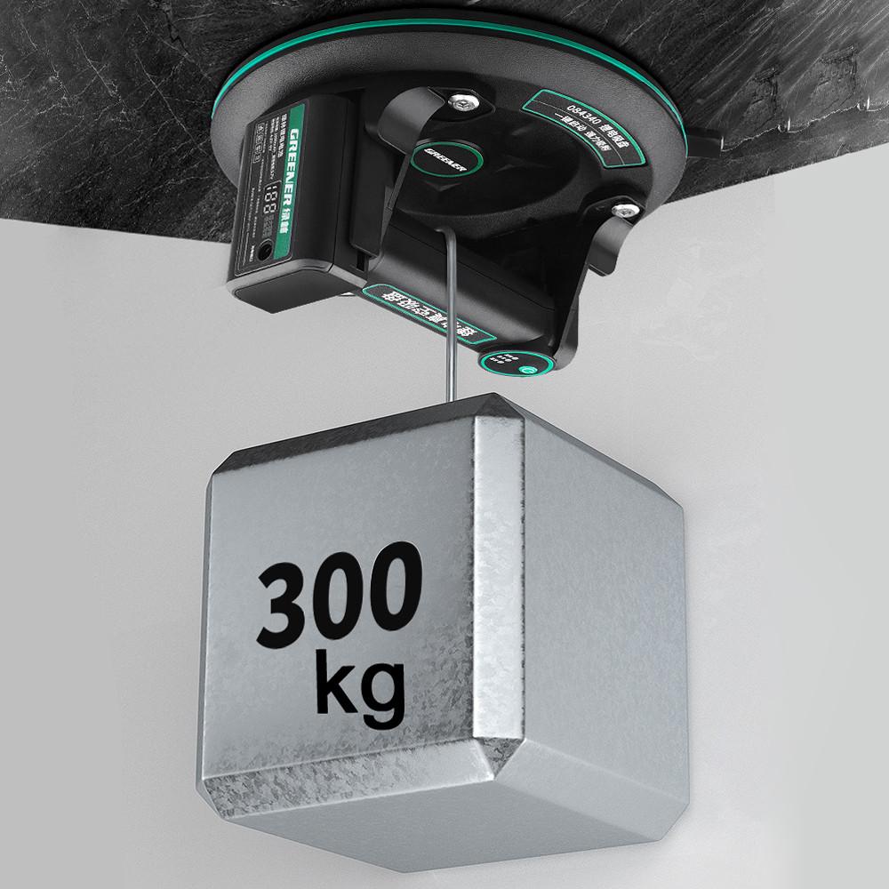 8 Inch Portable Electric Vacuum Suction Cup 300KG Bearing Capacity Electric Vacuum Glass Tile Lifter Installation Transport Sucker