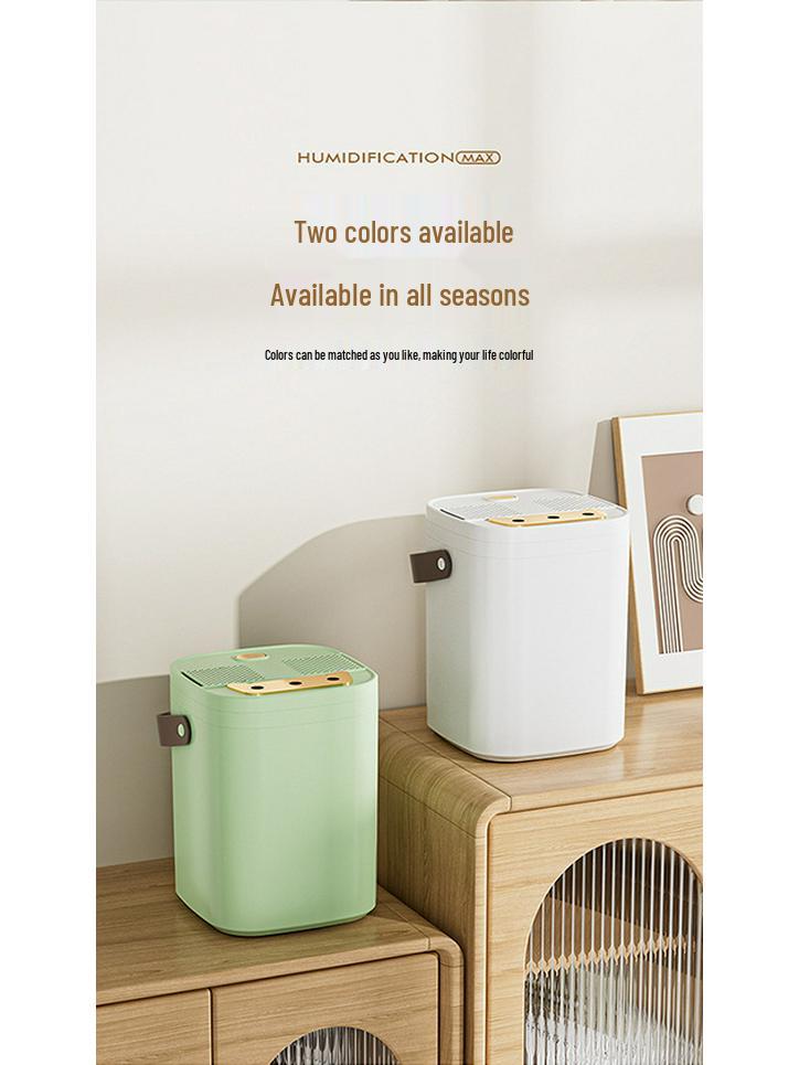 USB Large Capacity Night Light Humidifier - Three Mist Levels for Home, Dormitory, Bedroom, and Office