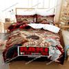 Baki Hanma Bedding Set Adults Boys Anime Bedding Set Duvet Cover Set Single Double Queen King Size Quilt Cover Pillowcase