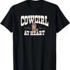 Cowgirl At Heart Dallas Texas Boots T-Shirt
