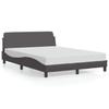 Bed Frame  Dover  Grey 120x200 cm Artificial Leather
