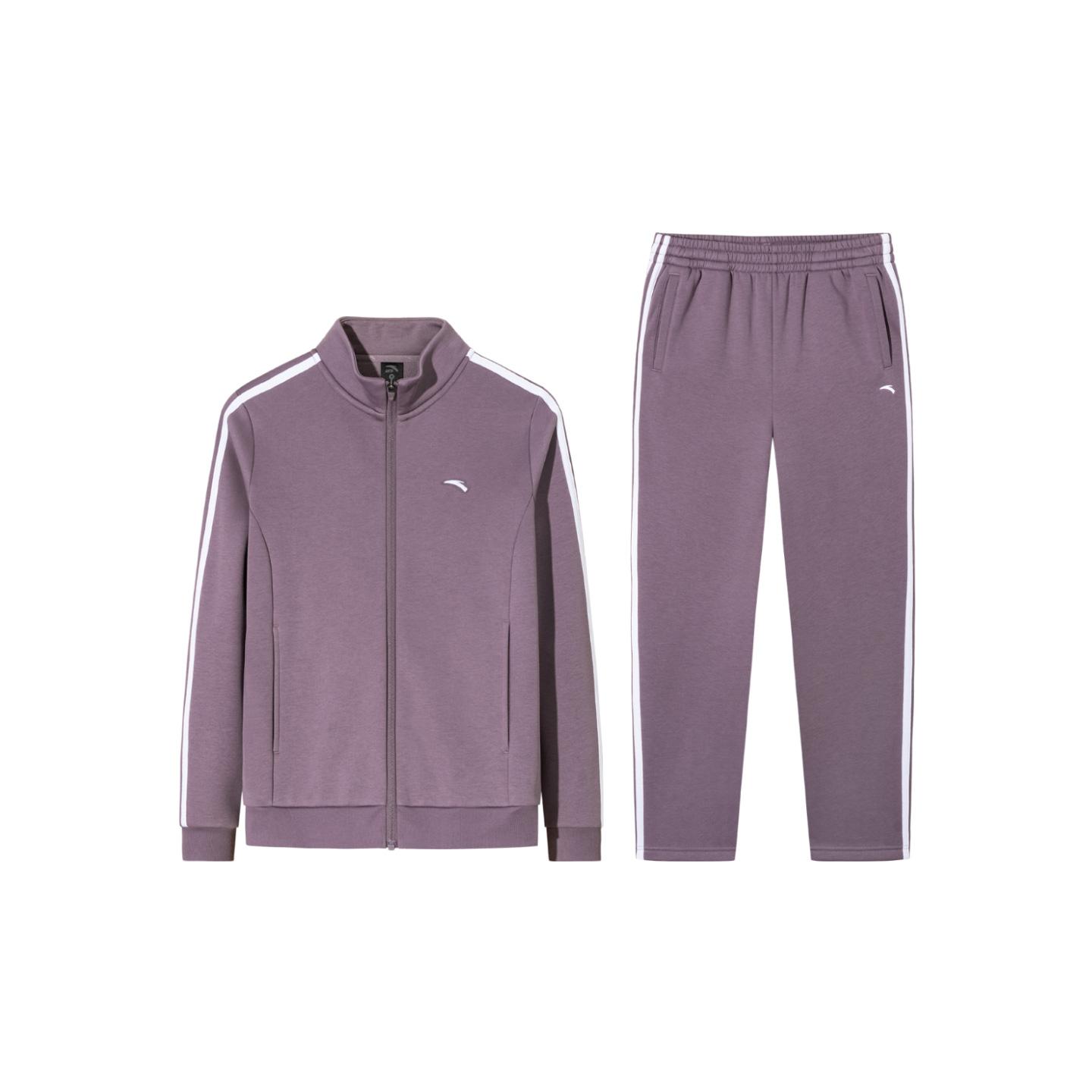 

Anta Тренировочная серия 2025 Зимний вязаный спортивно-повседневный комплект Женские комплекты Фиолетовый 962547201-2