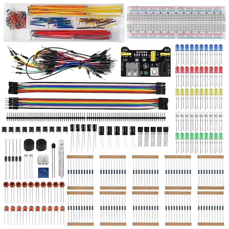830-Hole MB-102 Breadboard Kit for UNO R3 Beginner Starter Pack