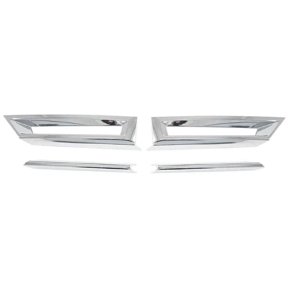 Front Fog Lights Lamps Cover Trims Fit for Honda CR-V 2020-2026 Front Fog Lights Lamps Cover Trims серебряный