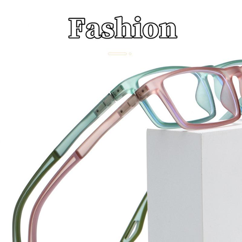 Fashionable Spring Hinge Sports Glass Frame Ultralight  Silicone Anti Slip Glasses Legs Versatile Glasses For Men And Women