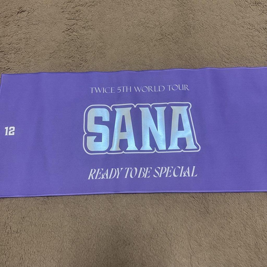 [USED] Sana Official TWICE RTB Stadium Merchandise Photo Slogan