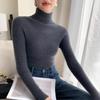 Women's Slimming Seamless High Neck Cashmere Sweater - 35% Cashmere, Perfect for Autumn/Winter