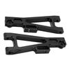 2Pcs Front Rear Lower Swing Arms Aluminum Alloy Lower Suspension Arm for JLB 1 10 Car Truck SeriesBlack