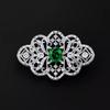 Crown Brooch High-End Women'S Exquisite Court Antique Corsage Niche Design Pin Suit Accessories