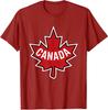 Canadian Flag Canada Maple Leaf Retro Cool Colors Unisex T-Shirt