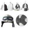 Breathable Design Felt Sauna Cap Pilot Sauna Hat Ear Protection