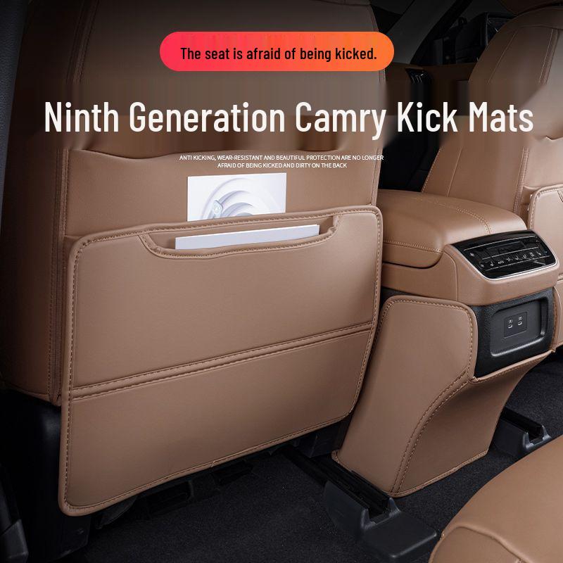 9th Gen Camry Rear Seat Kick Mats - Interior Car Accessories for Back Seat Protection