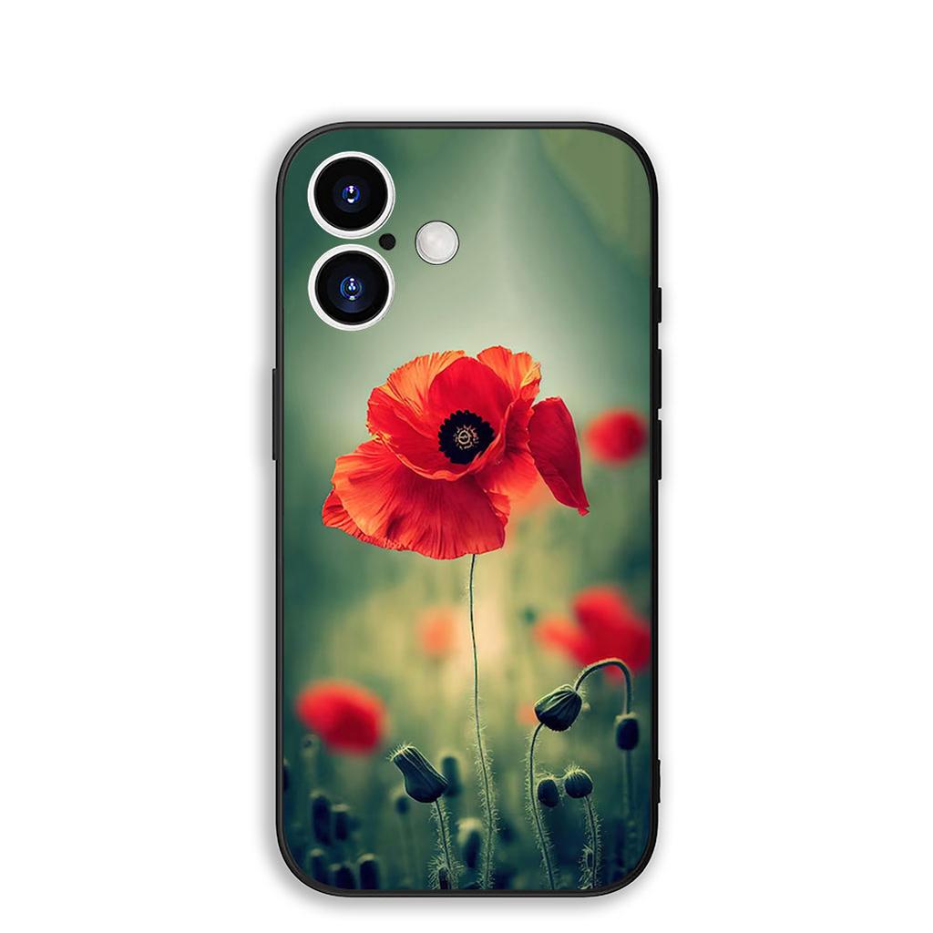Cover for Samsung Galaxy S22 S21 S20 Fe Ultra S9 Plus + A13 A22 M21 M31 M55 M15 Phone Case Peony Rose Poppys Flower Bloom