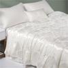 Mercury Home Textiles 100% Silk Jacquard Quilt