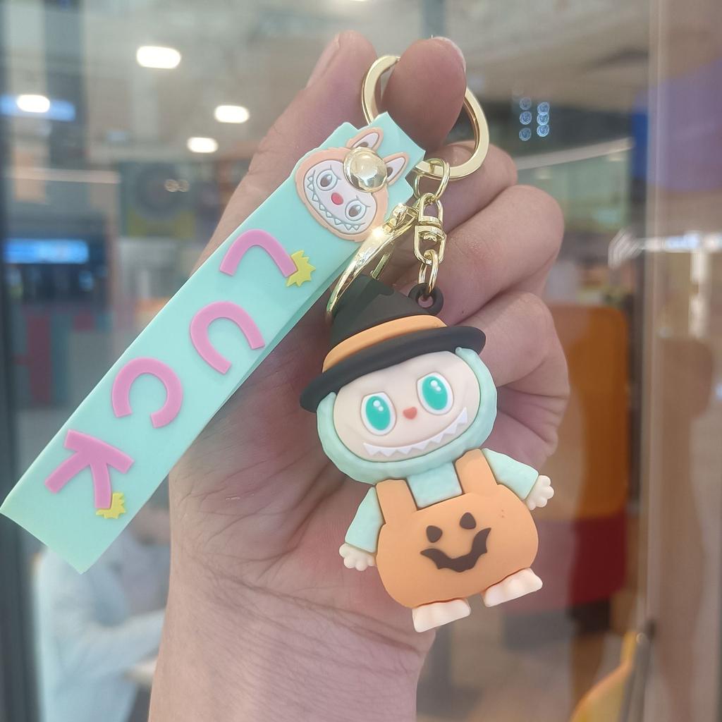 Buck Tooth Sheep Keychain Cute Cartoon Doll Schoolbag Pendant Car Key Chain Gift