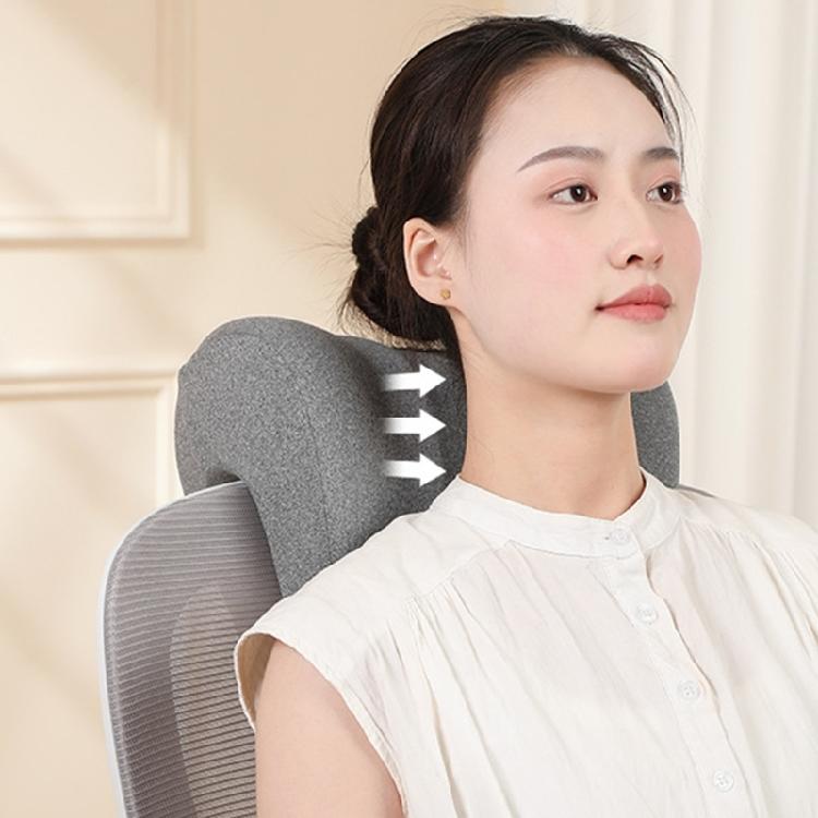 Ergonomisches Bürostuhl-Nackenstützkissen mit abnehmbarem Bezug Memory-Schaum-Kopfstützenaufsatz für Nickerchen am Schreibtisch