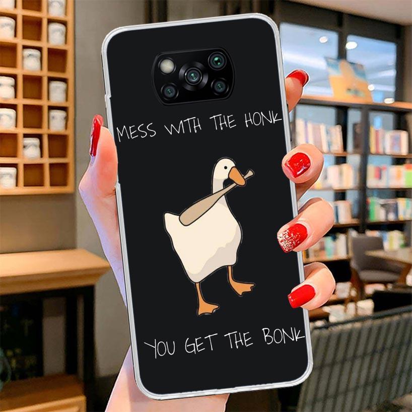 Cartoon Duck Goose Game Cover Phone Case For Xiaomi Poco F7 Ultra X7 X6 X5 Pro M7 Redmi 15C 15 13C 13 12C 12 10C 10 9A 9C 9T 9 S