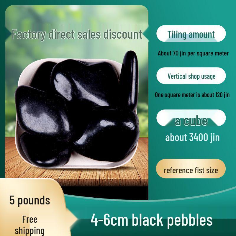 Courtyard Five-Color Pebble Paving: Natural Small Stones for Garden Landscaping