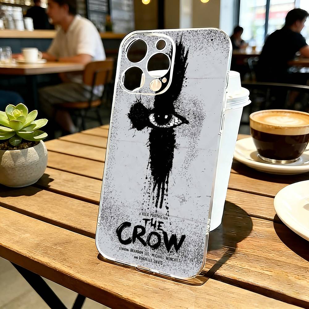 T-THE CROWS T-Thriller Phone Case Transparent Silicone Soft For iPhone 17 16 15 14 13 12 11 Mini Pro Max Plus